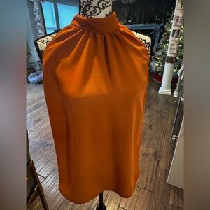 Aritzia Babaton halter top size small in burnt orange